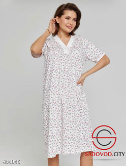 Сорочка женская с принтом