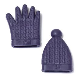 Для вязания PRYM 611855 колпачки-держатели для спиц пластик 2 шт для 2.0 и 2.5 мм