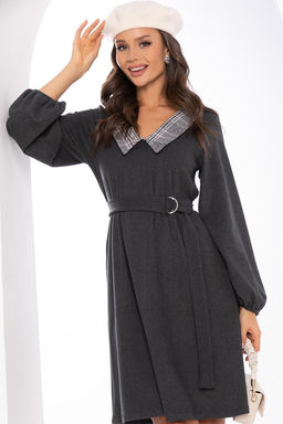 Платье Искусство стиля (темно-серое) П8296 - Lt collection фото 10