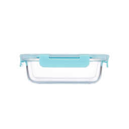 50976 GIPFEL Контейнер стеклянный AVALANCHE 640 мл/ 18х14х6 см с герметичной крышкой. Материал: жаропрочное боросиликатное стекло, пластик, силикон  фото 5