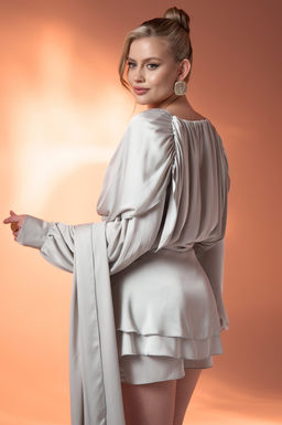 Платье Муза (жемчужный) - Эльза фото 44