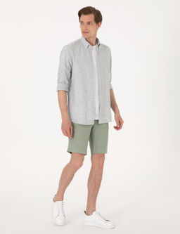 Ye_il Slim Fit Uzun Kollu G_mlek - Pierre cardin фото 4