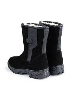 Сапоги мужские замшевые Байкал, литая подошва