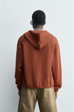 OPEN KNIT HOODIE - Zara фото 3
