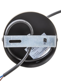 Светильник подвесной 10266/1, 1хE27, 40 Вт, чёрный