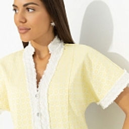 Костюм с юбкой в стиле Шанель, С безупречным вкусом (2 в 1, желтый) - Charutti фото 9