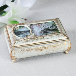 Шкатулка музыкальная / 63310E /уп 36/пластик - Галеонтрейд фото 6