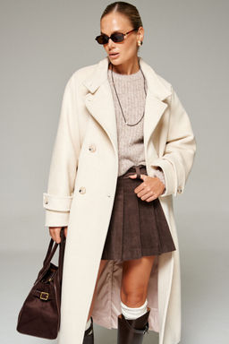 Пальто Beautiful Free 7012 молоко