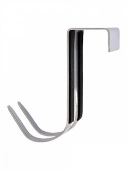 Набор крючков на кухонную дверцу, 2 шт серый нержавеющая сталь - Lucky фото 3