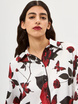 Рубашка женская 12521-33095 white/red - Maxroses фото 5