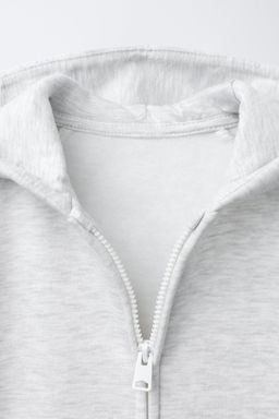SUDADERA FELPA CREMALLERA / Gris vigor? - Zara фото 3