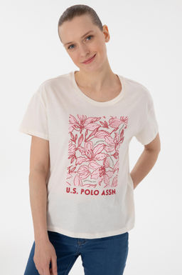 Kad_n Krem Ti__rt Sepette S_rpriz _ndirim - U.s. polo assn фото 3