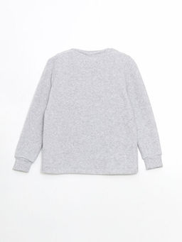 Bisiklet Yaka Polar Erkek ?ocuk Pijama Tak?m?