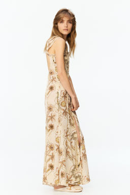 Vestido de espalda descubierta con dise?o floral - H&m фото 2