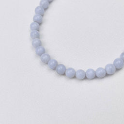 Браслет из Голубого агата 17 см +