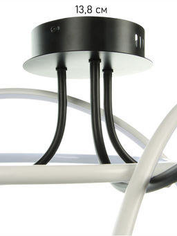 Люстра Emilia 174 Вт LED 3000-6000К белый Ø67×19 см