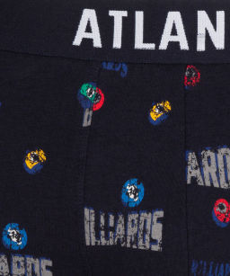 3MH-011/03 Трусы шорты Billards - набор 3 шт. графитовый + темно-голубой + темно-синий - Atlantic фото 6