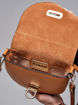 Сумка замшевая Azaro 31032 оранжевый карандаш