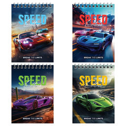 Блокнот А6 40л. на гребне "Supercar" ("BG", Б6гр40 58701)