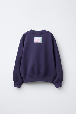 SWEATSHIRT WITH EMBROIDERED SLOGAN - Zara фото 2