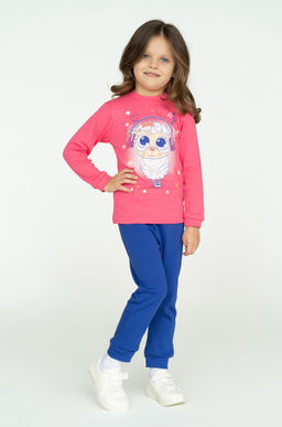 Костюм детский фуксиявасилек рисунок овечка