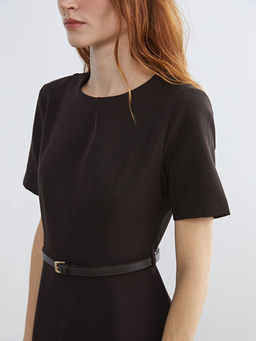 Bisiklet Yaka Belden Oturtmal? Elbise