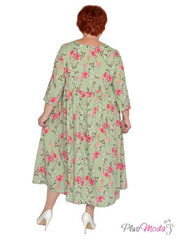 Платье Модель №1455 размеры 44-84 - Plusmoda фото 4