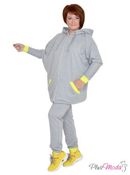 Толстовка Модель №947 размеры 44-84 - Plusmoda фото 5