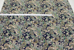 Штапель Дилара цв.чернильно-синий, ш.1.45м, вискоза-100%, 100гр/м.кв - Купава фото 4