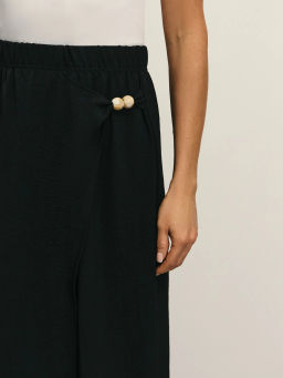 Юбка на запах с декоративными бусинами / Zarina  фото 5