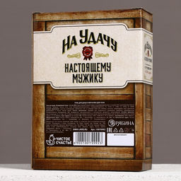 Подарочный набор На удачу, гель для душа виски 250 мл и мочалка для тела, Чистое счастье