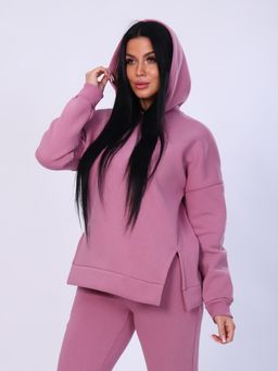 М339 Костюм Виктория с капюшоном (розовый) - Иванушка-трикотаж фото 6