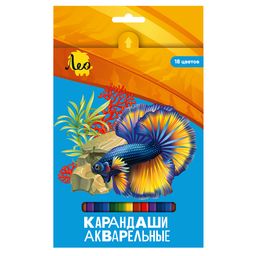 Лео Ярко LBSWP-18 Набор акварельных карандашей заточенный 8 х 18 цв