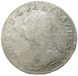 Монета 1 экю 1726 года 9 Франция (Людовик XV)