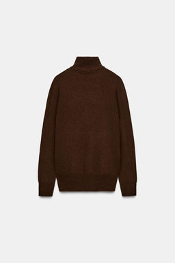 JERSEY 100% LANA EXTRA SUAVE / Marr?n - Zara фото 6