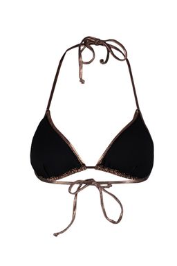 TRENDYOLMILLA Alt?n Ucgen Parlak Lak Bask?l? Bikini Ustu TBESS23BU00383  фото 9
