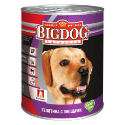 Зоогурман д/соб. BIG DOG ж/б 850 г. Телятина с овощами 1/9 4667