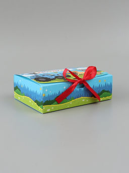 Цена за 3 шт. Коробка подарочная «Синий трактор», 16,5 х 12 х 5 см