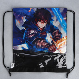 Мешок для обуви «Аниме» (с прозрачным окном) 41×30 см