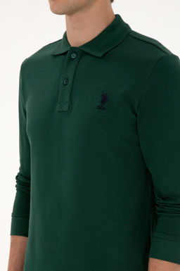 Erkek Koyu Ye_il Basic Sweatshirt Sepette S_rpriz _ndirim - U.s. polo assn фото 7