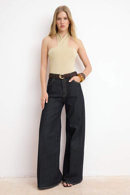 Tas Duz Fitted Boyundan Baglamal? Kolsuz C?tc?tl? Esnek Orme Body TWOSS26BD00021 - Trendyolmilla фото 2