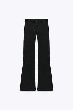 PANTAL?N INTERLOCK FLARE / Negro - Zara фото 4