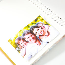 Фотоальбом магнитный на 20 листов Нежно-голубые цветы, крафт 29?24?2 см - Keep memories фото 4