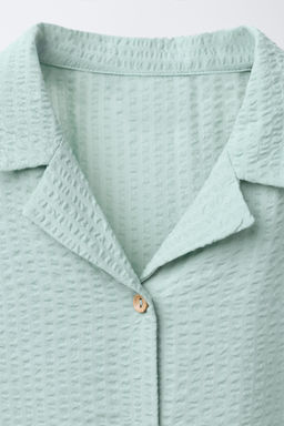6-14 YEARS/ SEERSUCKER SHIRT PYJAMAS - Zara фото 6