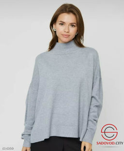 Свитер женский однотонный