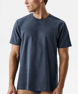ATLANTIC NMT-033 Футболка пижамная мужская T-Shirt сине-зеленый