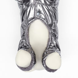 Комбинезон Блеск, размер XS (ДС 19 см, ОГ 28, ОШ 19 см, до 3 кг), серебряный 974874 - Simaland фото 6