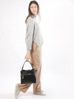 LACCOMA сумка Y2316-3-черный натуральная кожа полиэстер фото 2