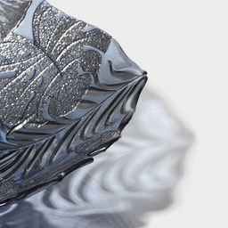 Салатник Арабис, 2.3 л, d=33 см, стекло, голубой - Simaland фото 4