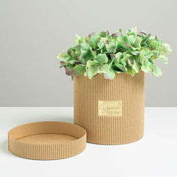 Шляпная коробка из микрогофры Special for you, 15 х 15 см